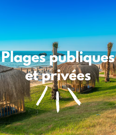 Les plages privées et publique à Mosta